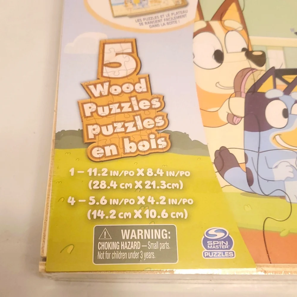 Bluey Wooden Puzzle Set - Picture 2 of 2
